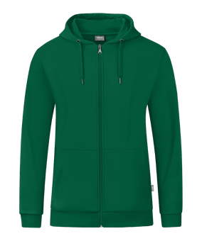 JAKO Organic Kapuzenjacke Grün F260
