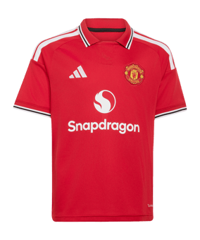 adidas Manchester United Trikot Home 2026/2027 Kids Rot - rot