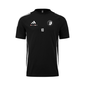 adidas Tiro 24 T-Shirt Schwarz Weiss