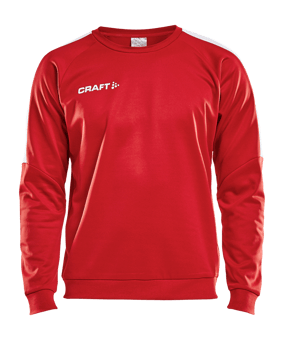 Craft Progress R-Neck Sweatshirt Rot F430900 - rot
