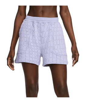 Nike Yoga Therma-FIT Cozy Fleece Short Damen F569 - violett