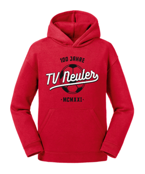 TV NEULER Hoodie Vintage Ball MCMXXI Kinder (RED) - rot