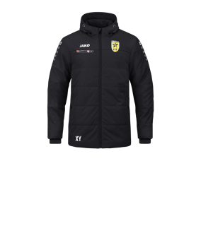 JAKO Team Coach Kapuzenjacke Kids Schwarz F800