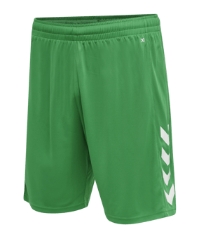 Hummel hmlCORE XK Poly Short Kids Grün F6235 - gruen