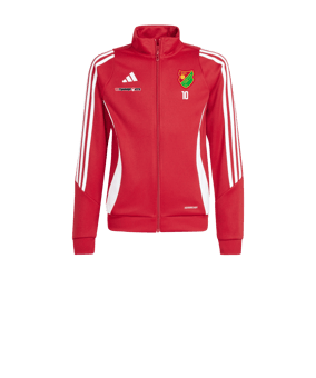 adidas Tiro 24 Trainingsjacke Kids Rot Weiss