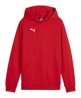 PUMA teamGOAL Casuals Hoody Kids Rot F01 - rot