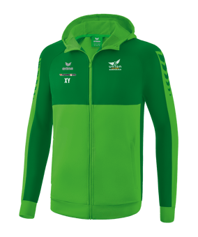 Erima Six Wings Kapuzenjacke Kids Grün