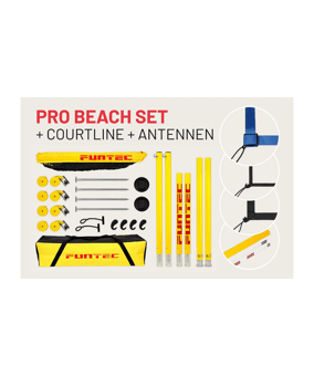 Funtec Pro Beach Set Bundle1 Tor nero - nero