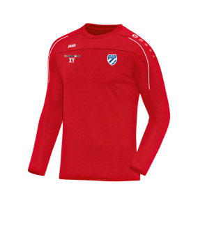 JAKO Classico Sweatshirt Rot Weiss F01
