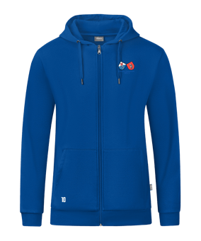 JAKO Organic Kapuzenjacke Blau F400