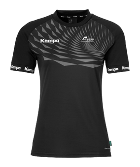 Kempa Wave 26 Trikot Damen Schwarz Grau F01
