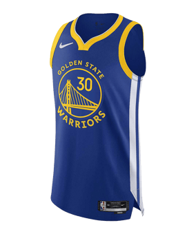 Nike NBA Golden State Warriors Icon Edition Stephen Curry Dri-Fit Swingman Maillot Bleu C498 - bleu
