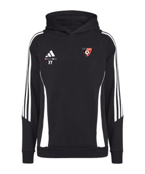 adidas Tiro 24 Hoody Kids Schwarz Weiss