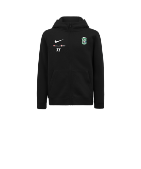 Nike Park 20 Fleece Kapuzenjacke Kids Schwarz F010