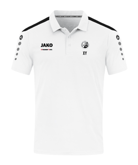 JAKO Power Poloshirt Kids Weiss Schwarz F000