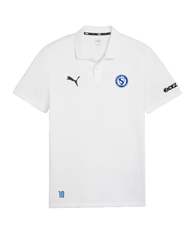 PUMA teamGOAL Casuals Poloshirt Weiss F04