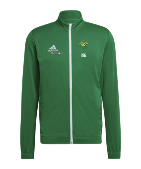 adidas Entrada 22 TK Trainingsjacke Grün Weiss