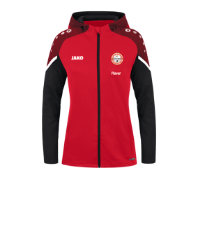 JAKO Performance Kapuzenjacke Damen Rot F101
