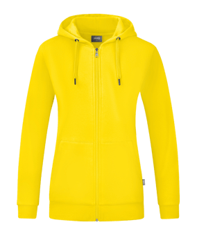 JAKO Organic Kapuzenjacke Damen Gelb F300 - gelb