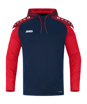 JAKO Performance Hoody Blau Rot F909 - blau