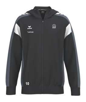 Erima Celebrate 125 Kapuzenjacke Kids Schwarz