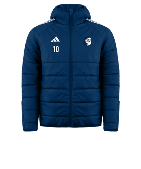 adidas Tiro 24 Winterjacke Blau Weiss