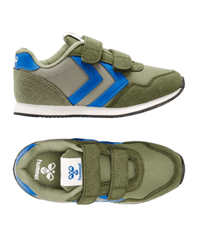 Hummel Reflex Double Multi Sneaker Kids Grün F6414 - gruen