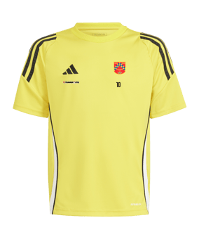 adidas Tiro 24 Trikot Kids Gelb Weiss