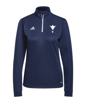Sweatshirt à col zippé mi-haut enfant adidas Entrada 22 Bleu