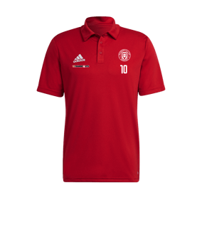 adidas Entrada 22 Poloshirt Rot