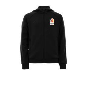 adidas Tiro 25 Travel Kapuzenjacke Kids Schwarz