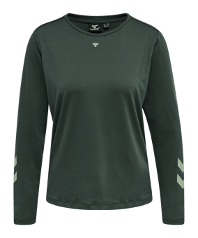 Hummel Taylor T-Shirt Damen Grün F6753 - gruen