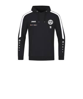 JAKO Power Hoody Kids Schwarz Weiss F800