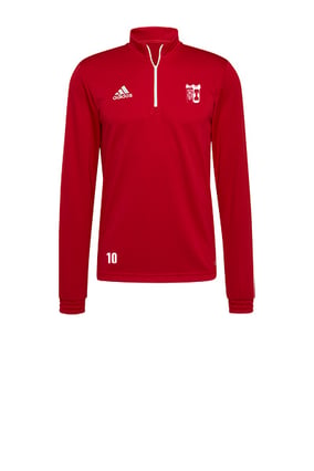 adidas Entrada 22 HalfZip Sweatshirt Rot