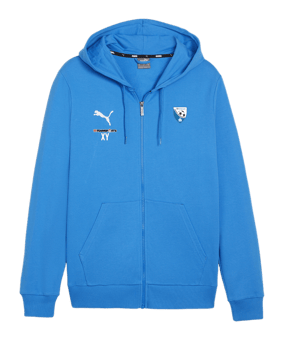 PUMA teamGOAL Casuals Kapuzenjacke Blau F02
