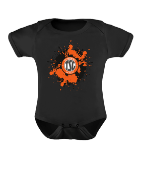 TSG Harsewinkel Babystrampler Splash Schwarz - schwarz