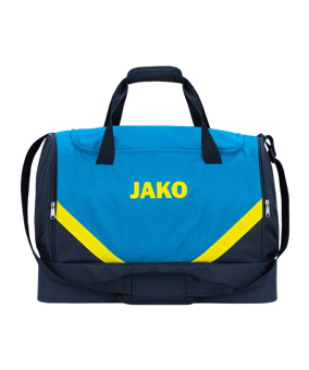 JAKO Iconic Sporttasche Gr.M Blau Gelb F444 - blau