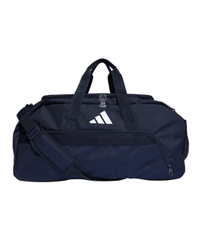 Sac de sport adidas Tiro League Duffel Bag Taille L, Bleu et Noir