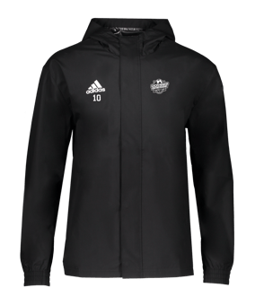 Veste tout temps enfants adidas Entrada 22 noir 