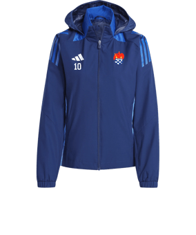 adidas Tiro 24 Competition Allwetterjacke Damen Blau