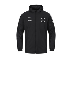 JAKO Team 2.0 Allwetterjacke Kids Schwarz F800