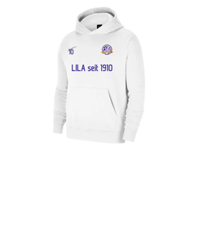 Nike Park 20 Fleece Hoody Kids Weiss Grau F101