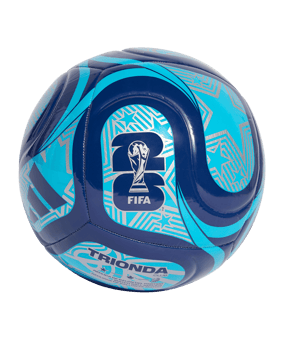 adidas World Cup 26 Trionda Club Trainingsball Blau - blau