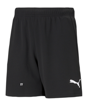 PUMA teamRISE Short Kids Schwarz Weiss F04