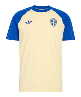 adidas SvFF Schweden Originals T-Shirt Gelb - gelb