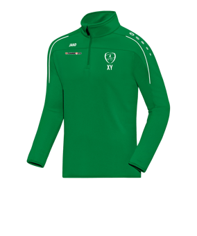 JAKO Classico Ziptop Grün Weiss F06
