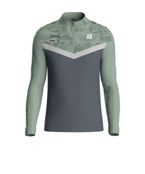JAKO Iconic HalfZip Sweatshirt Grau F852