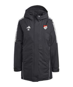 adidas Tiro 24 Kapuzenjacke Damen Schwarz
