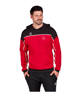 Erima Change by Hoody Rot Schwarz 