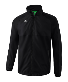 Erima Team Allwetterjacke Schwarz - schwarz